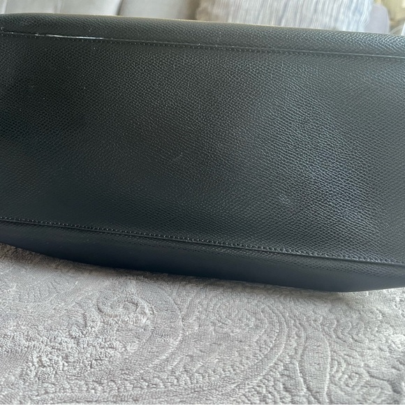 Coach Black Pebbled Leather Tote - Picture 9 of 15